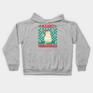 Meowy Christmas Kids Hoodie